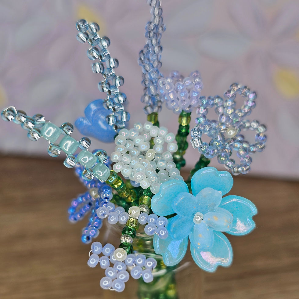 Thumbnail: Everlasting Beaded Flower Bouquet