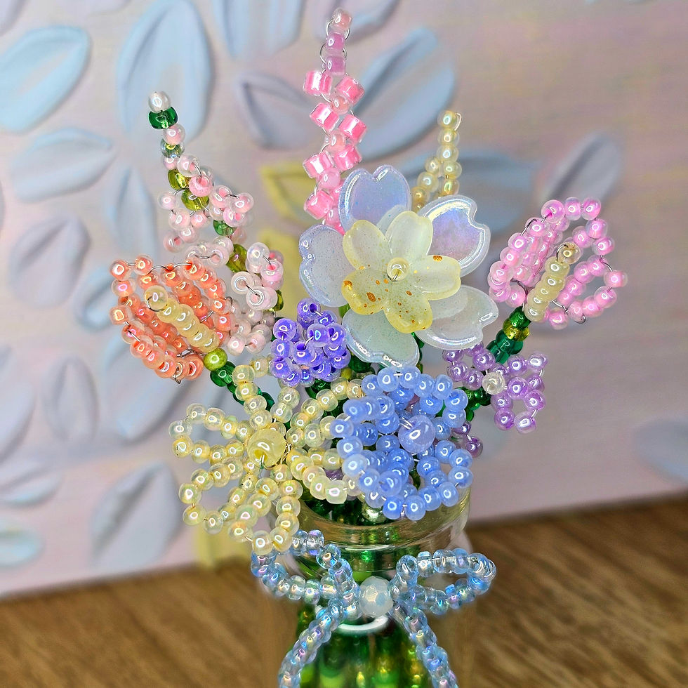 Thumbnail: Everlasting Beaded Flower Bouquet