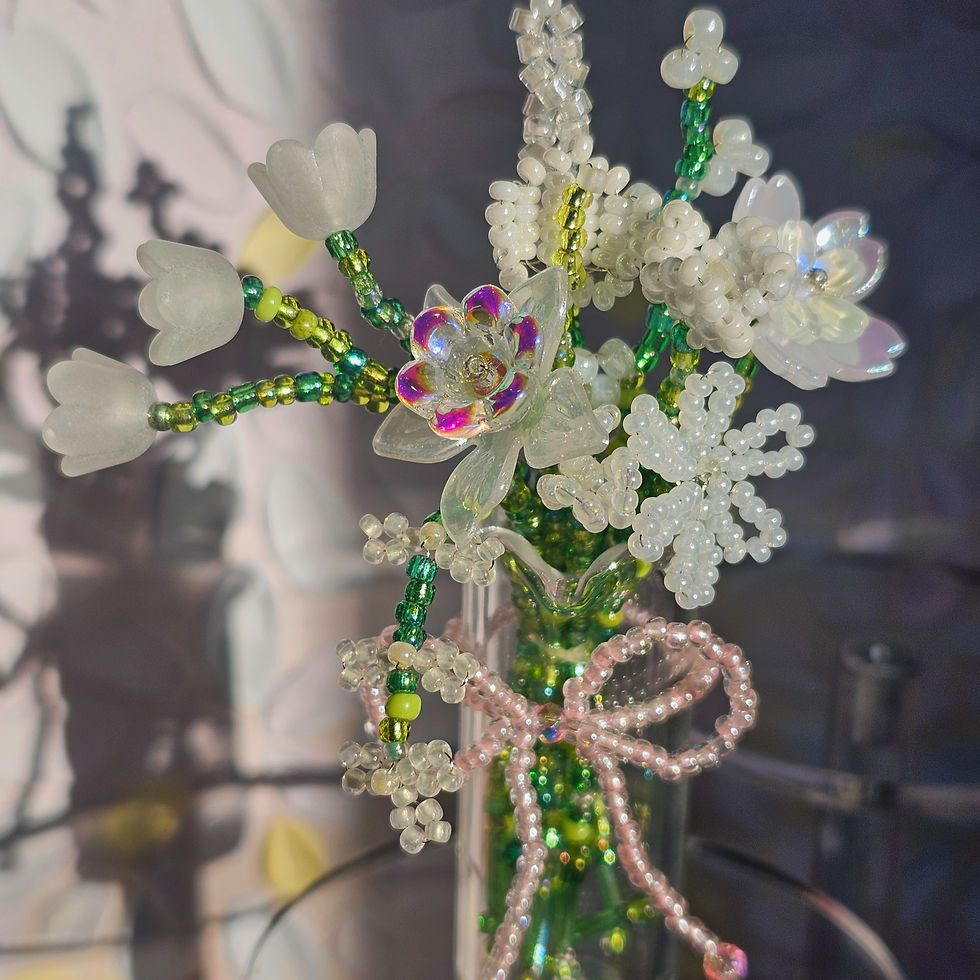 Thumbnail: Everlasting Beaded Flower Bouquet