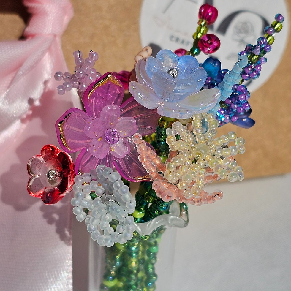 Thumbnail: Everlasting Beaded Flower Bouquet
