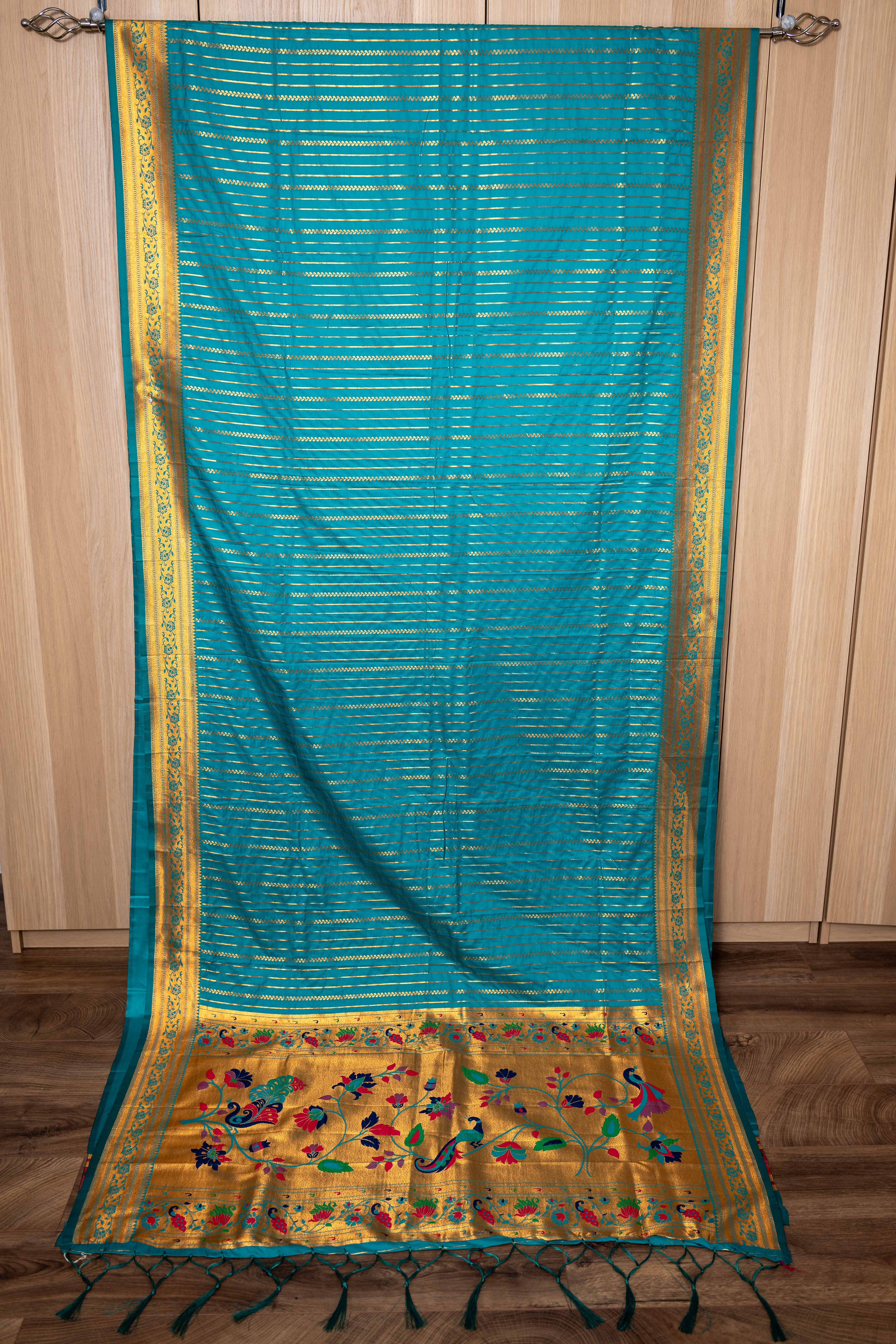 Paithani Silk Blue Saree