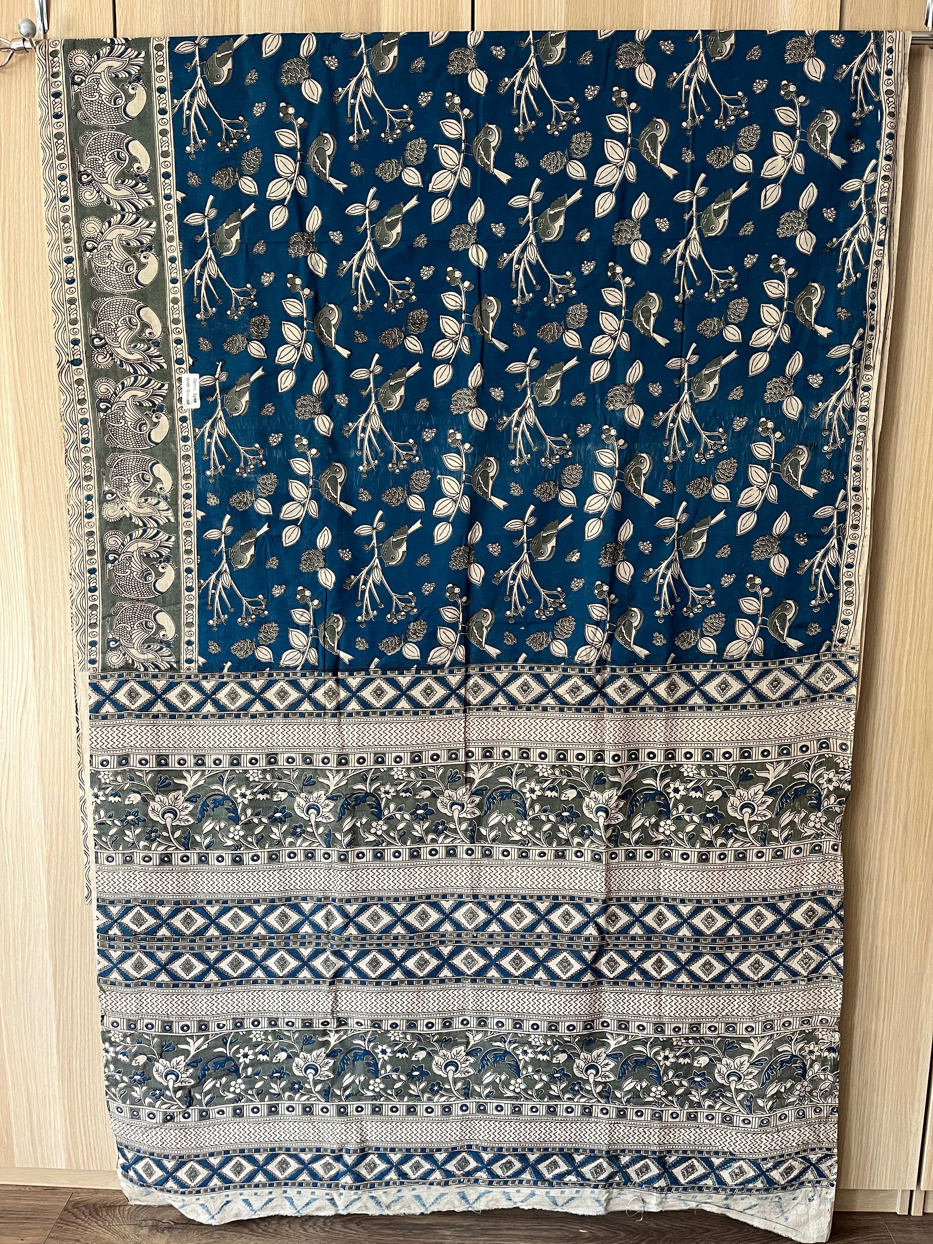 Kalamkari Flower Saree