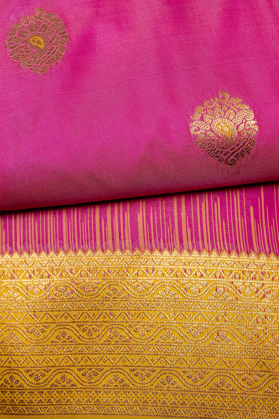 Pattu Silk Yellow Saree