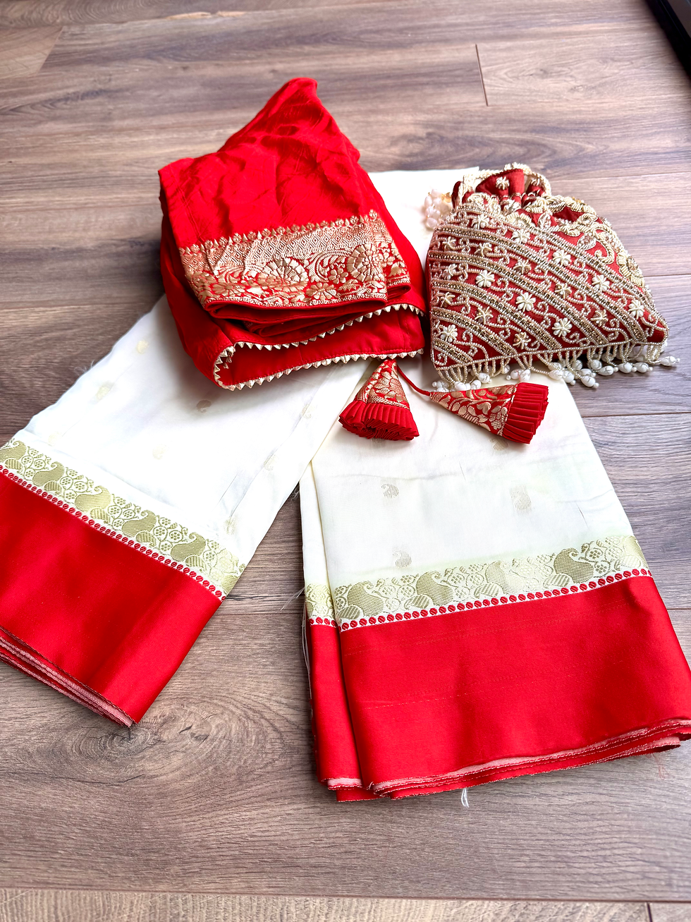 Katan Saree Set