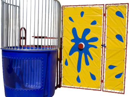 Bring your best fastball to dunk a cast of "Crowd Clowns" during Santa's Touch the Truck!