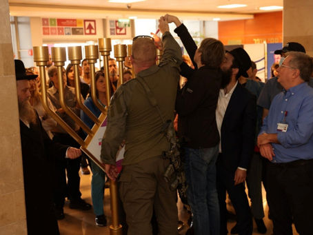 We Came to Banish the Darkness: Candle Lighting at Rambam