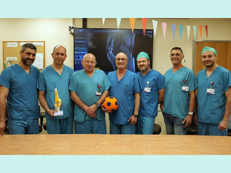 First in Northern Israel: Innovative Knee Cartilage Repair Using a Coral-Based Implant