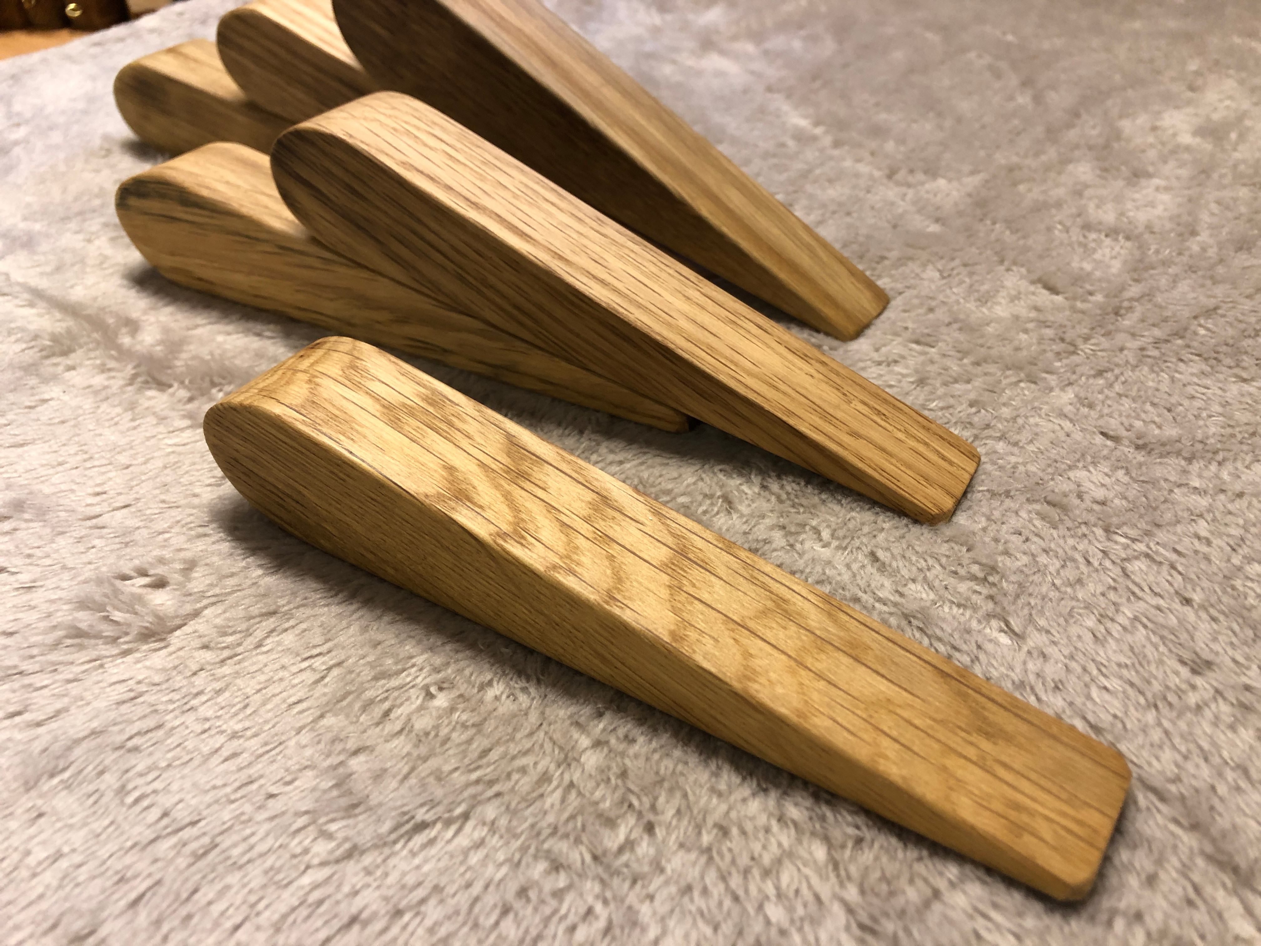 Solid Oak Door Stop