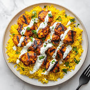 Chicken over rice