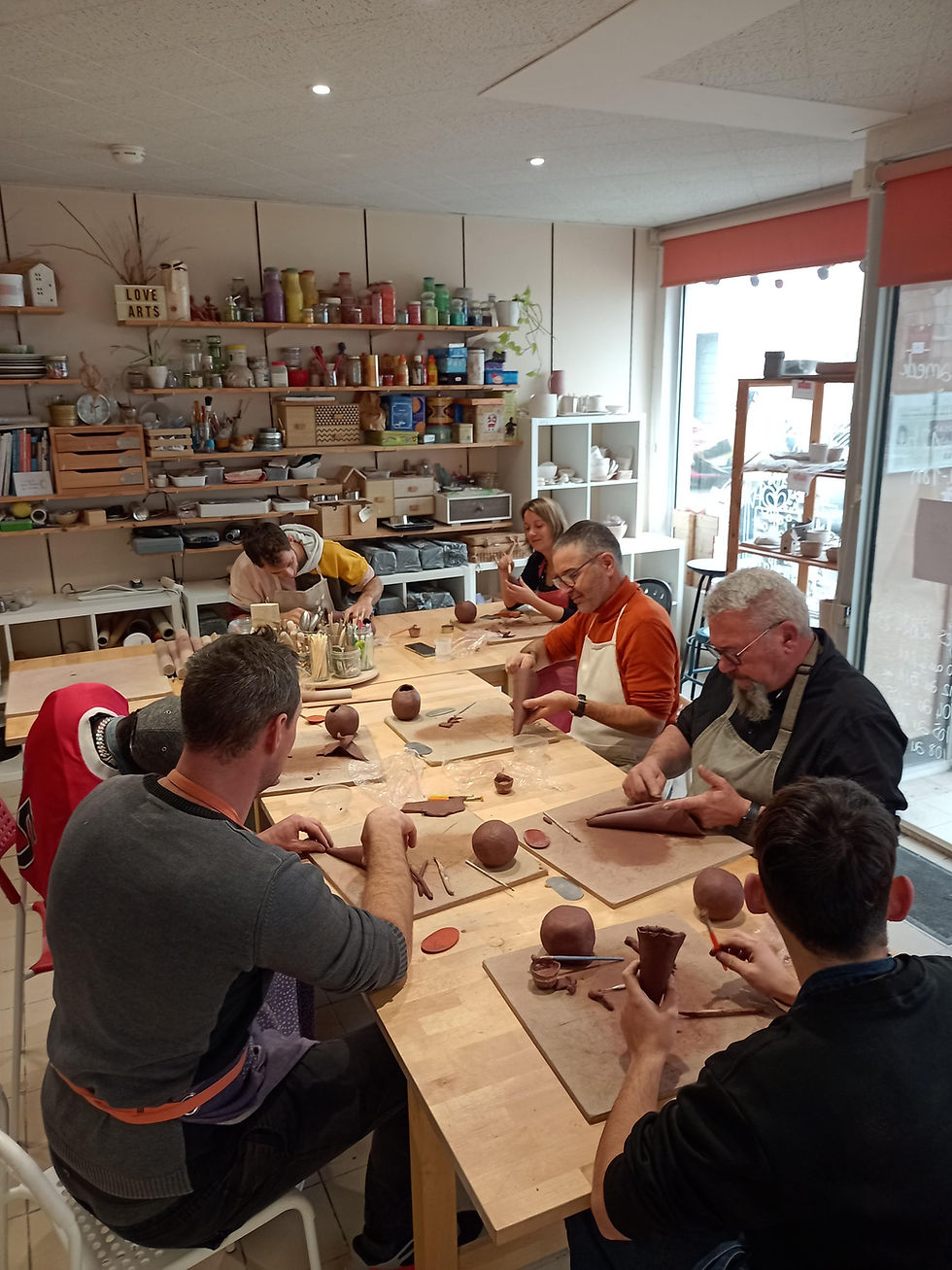 Miniature : Team building dans l'atelier poterie Du Sable dans ma Valise