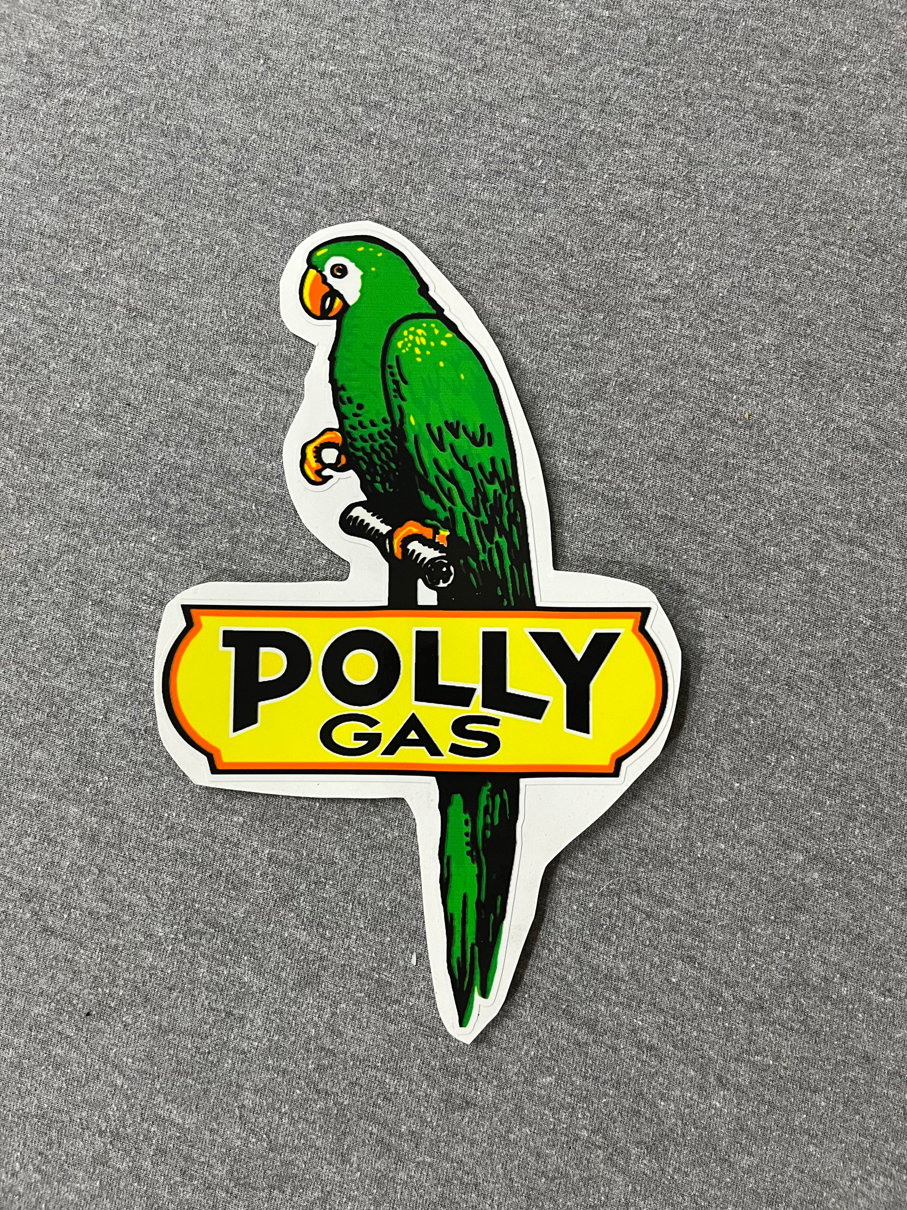 Polly Gas Vinyl Decal