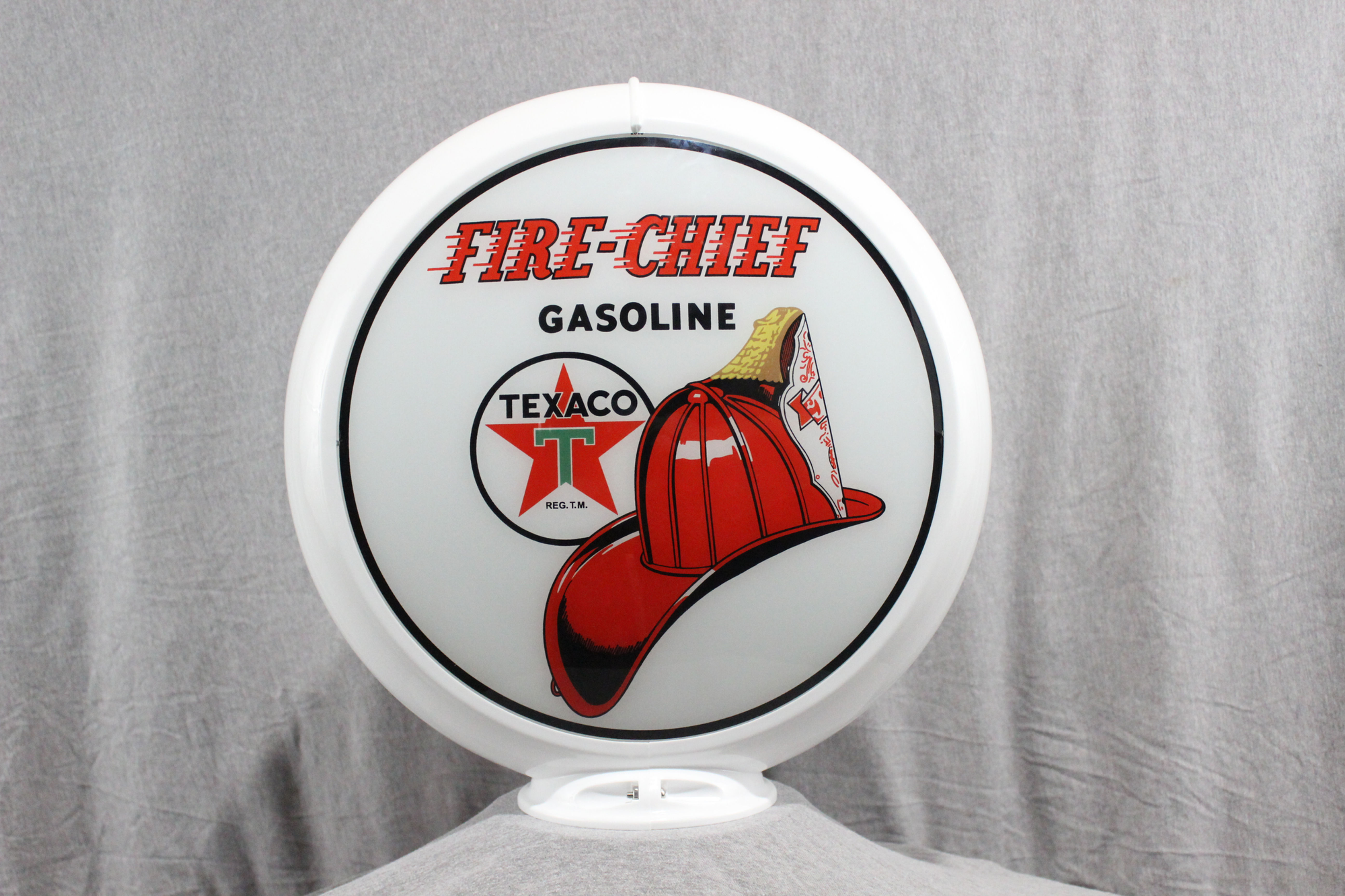 Texaco Fire-Chief Gasoline Gas Pump Globe Lense