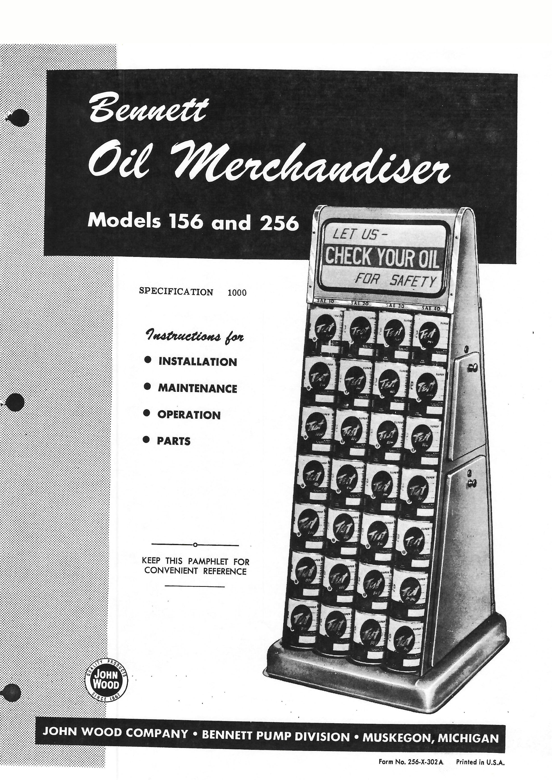 Bennett 156/256 Manual