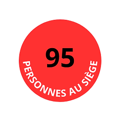 95 personnes au siège