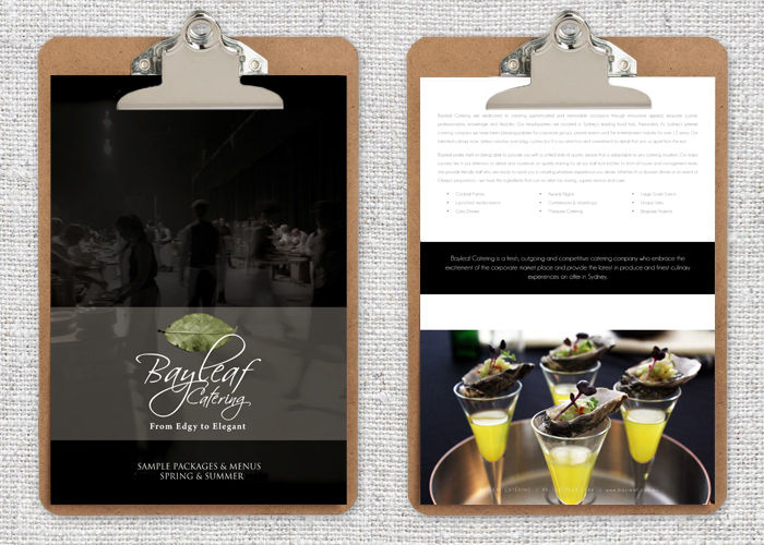 Menu Design Artwork