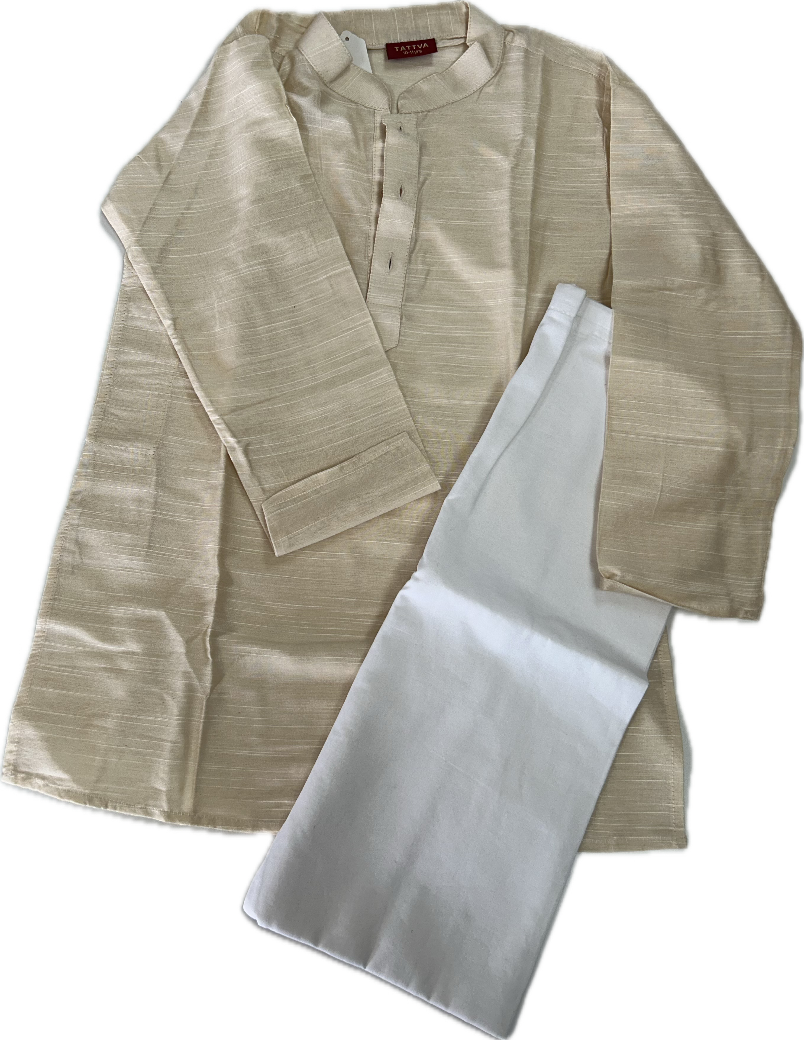 beige kurta for 10 year old boys
