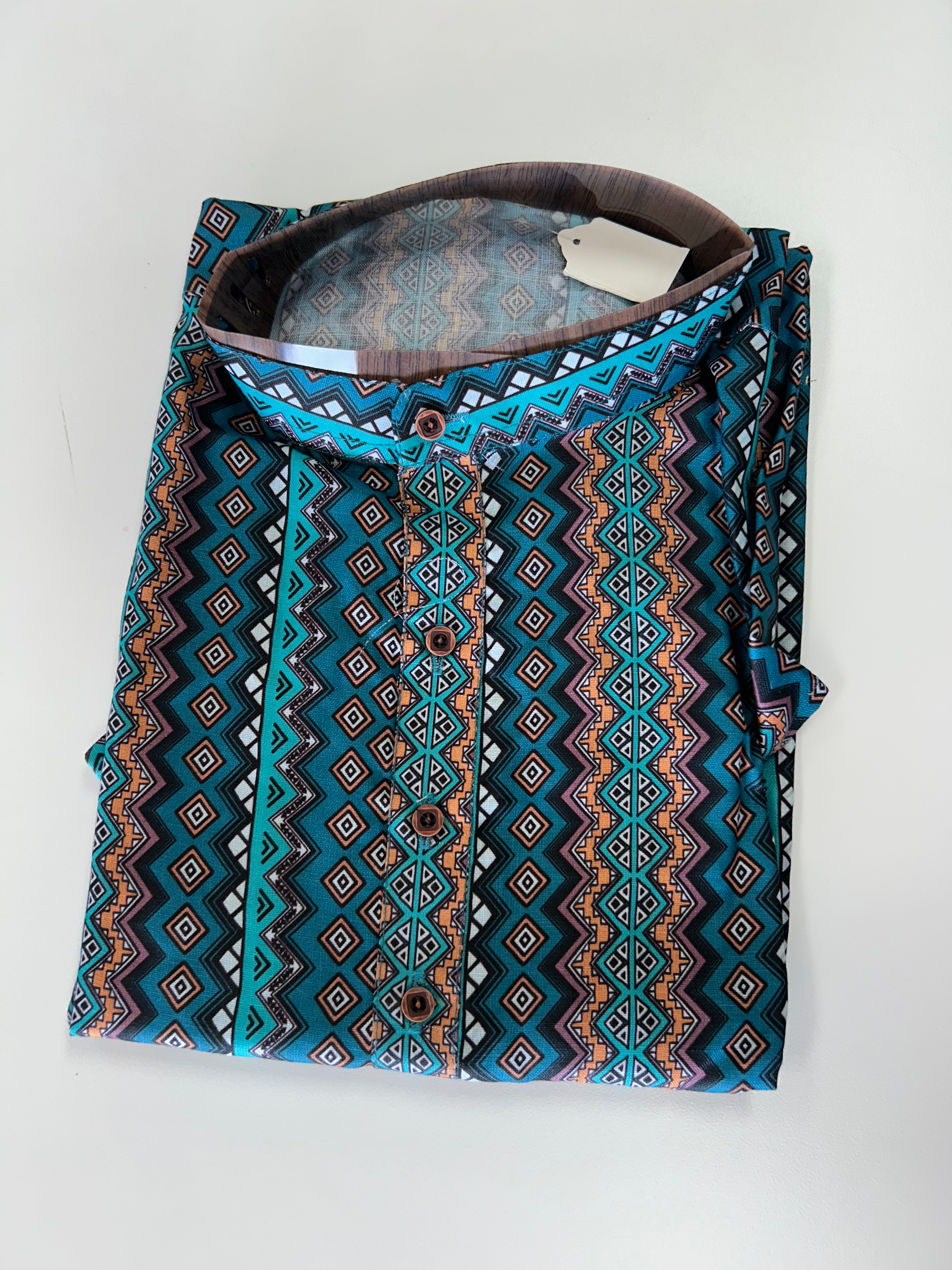 colorful blue kurta top