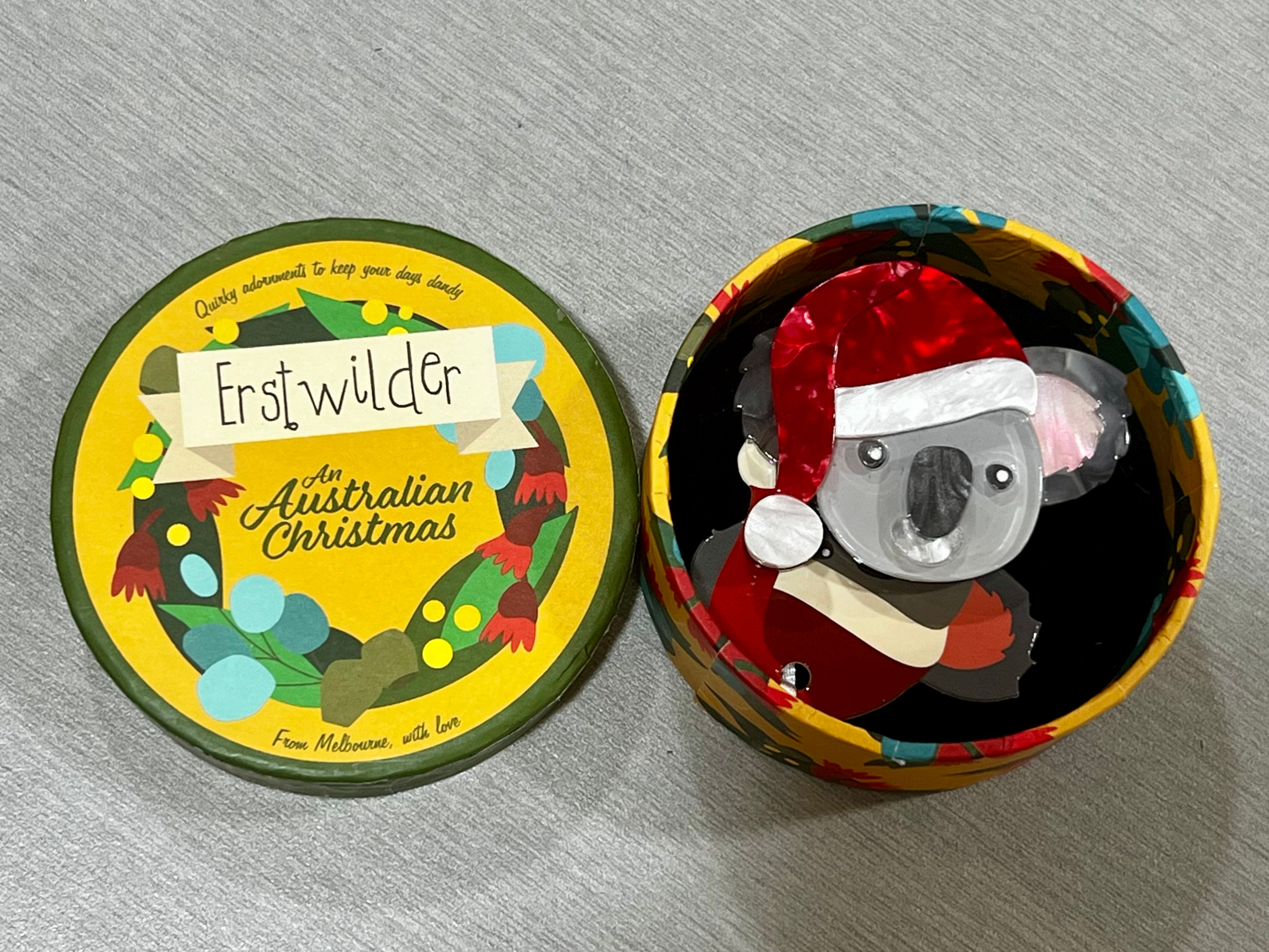 Koala Claus MINI Brooch