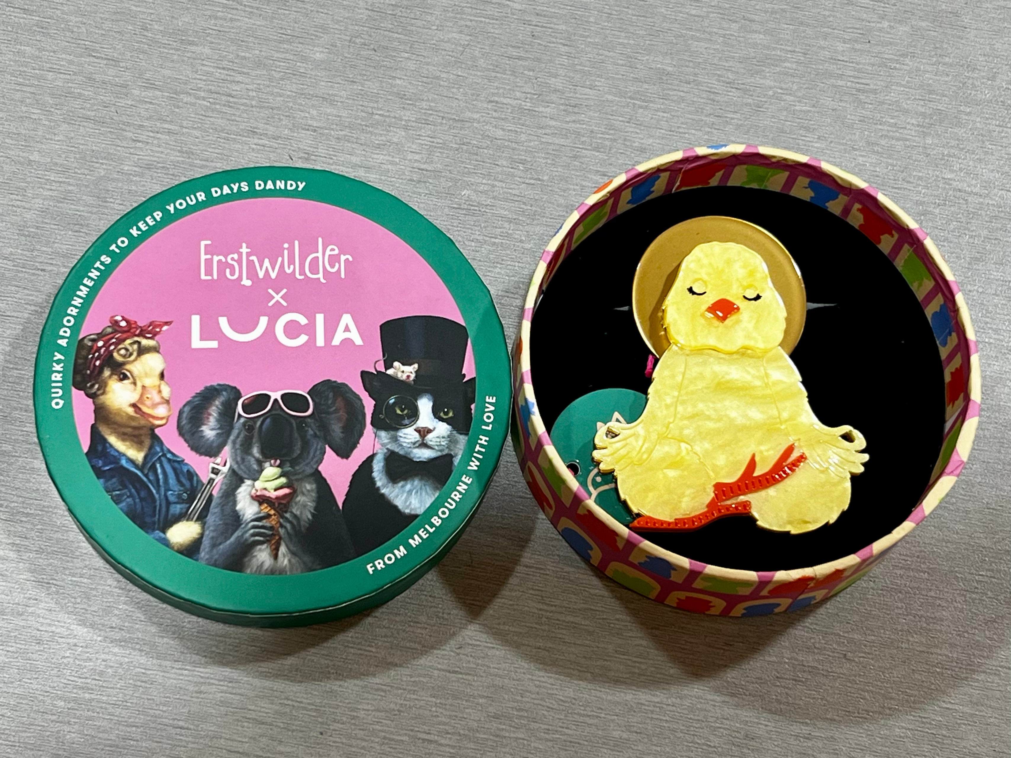 The Yoga Chick Brooch