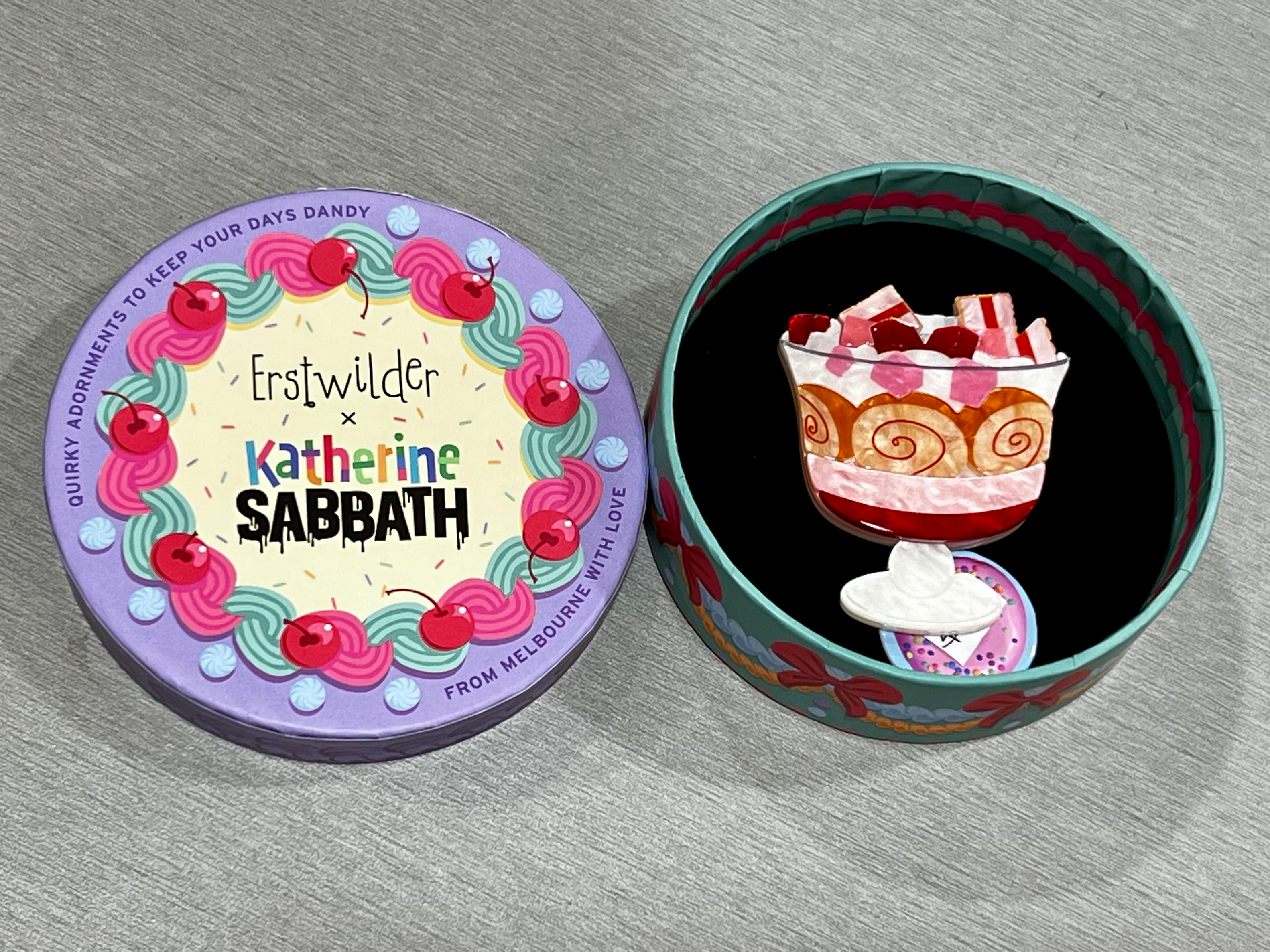 Vovo-Licious Trifle Brooch