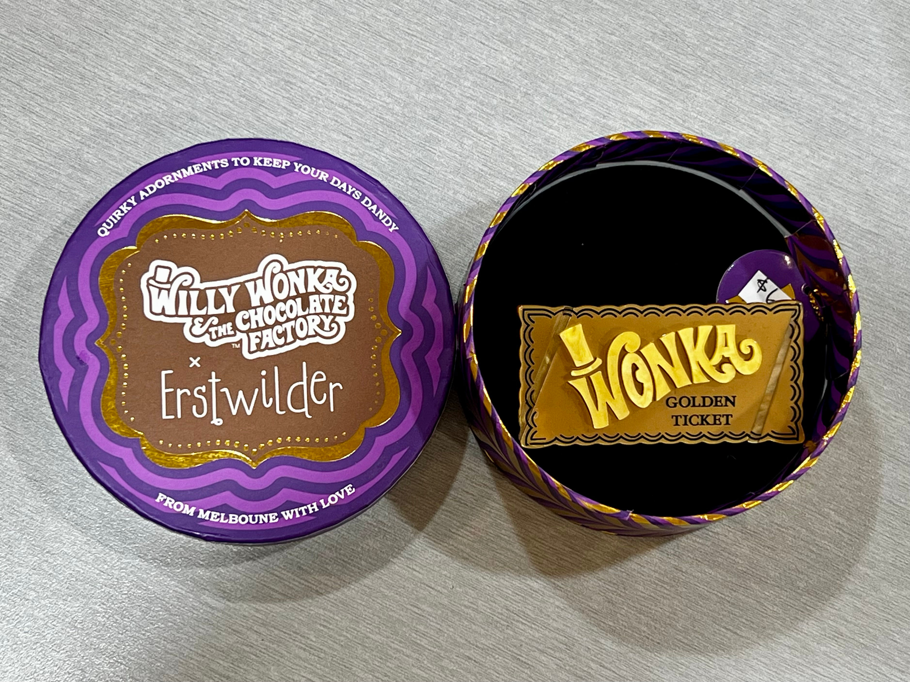 Golden Ticket Brooch
