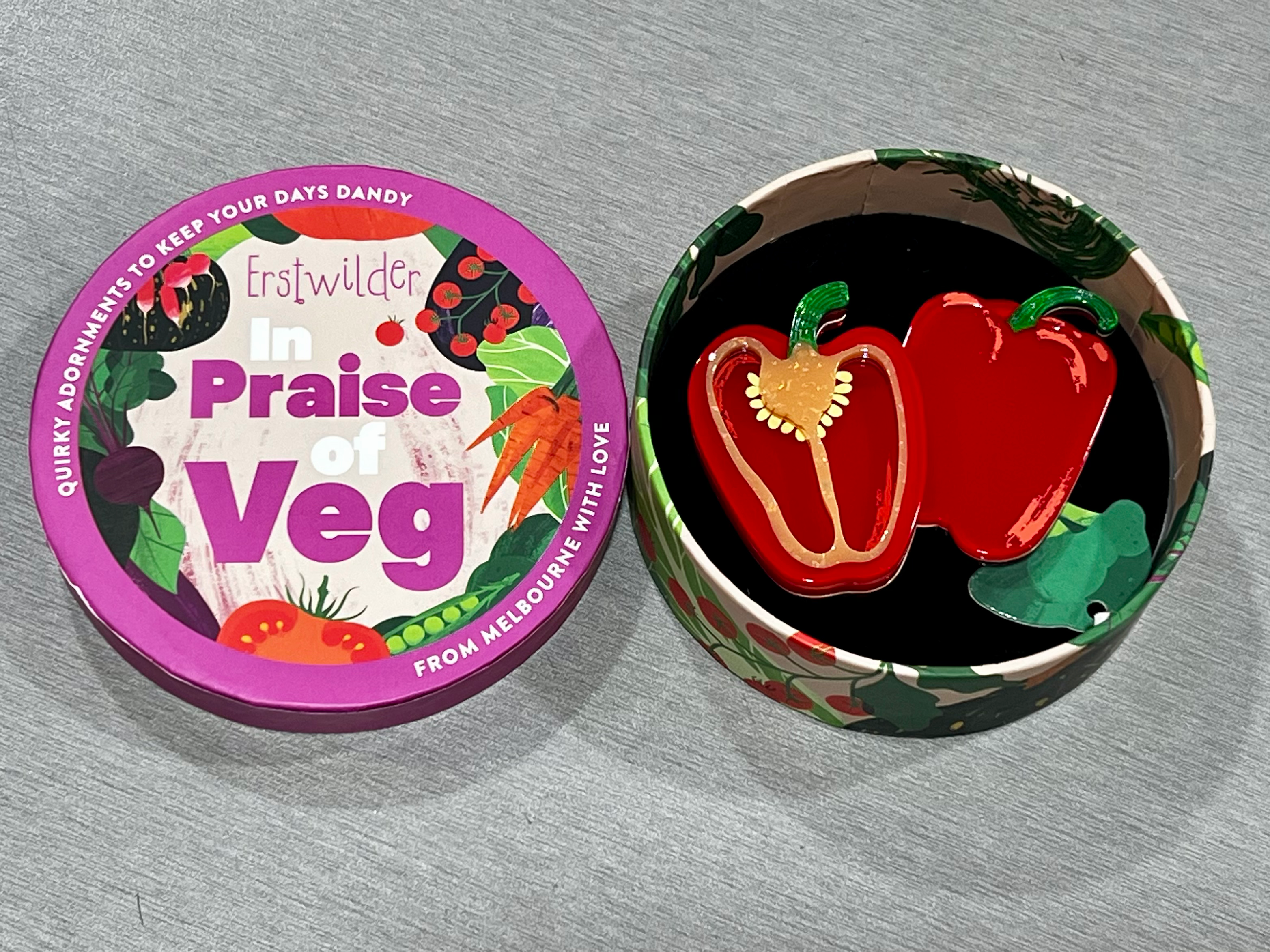 Capsicum Crush Brooch