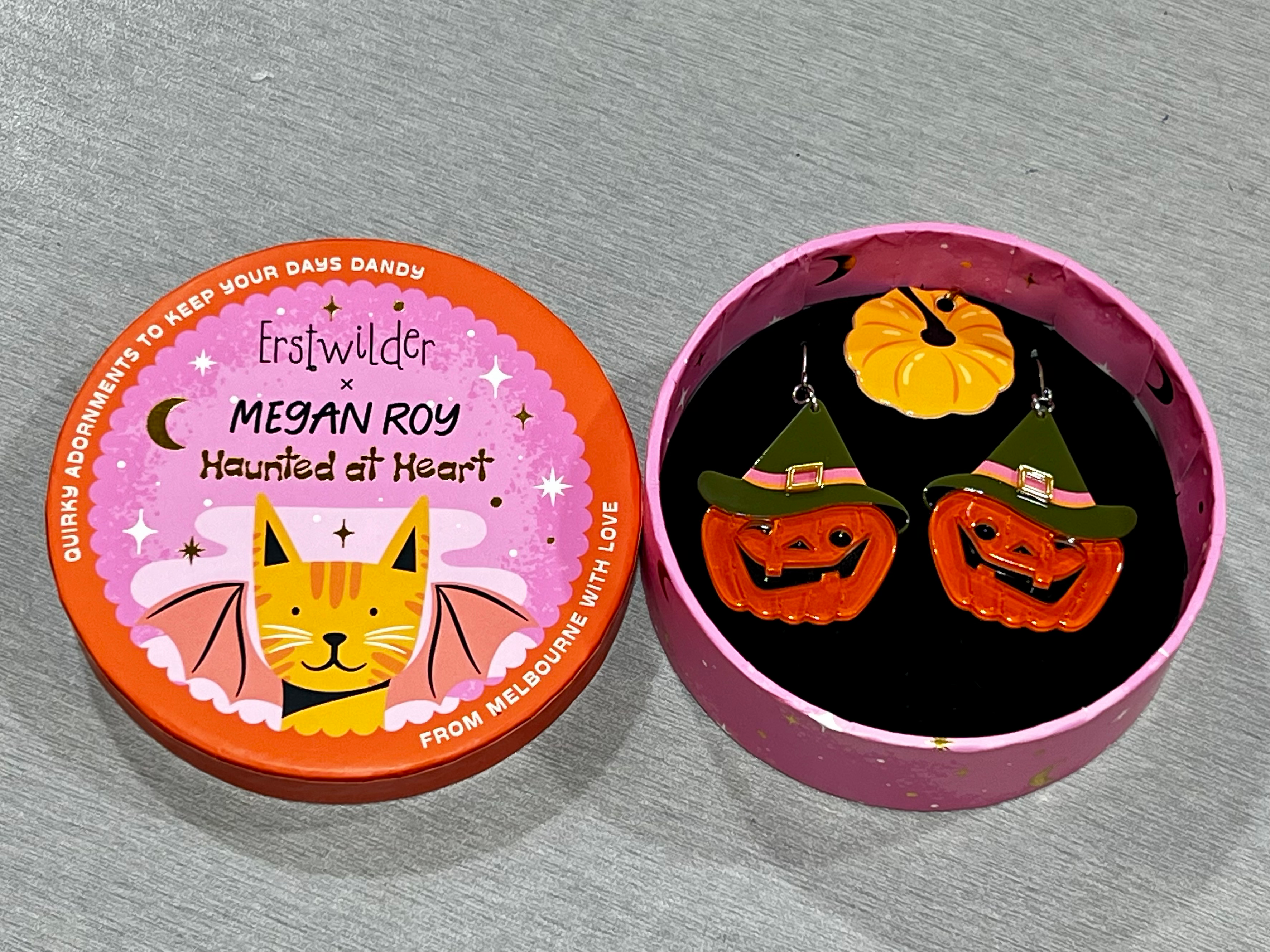 Witch O'Lantern Drop Earrings