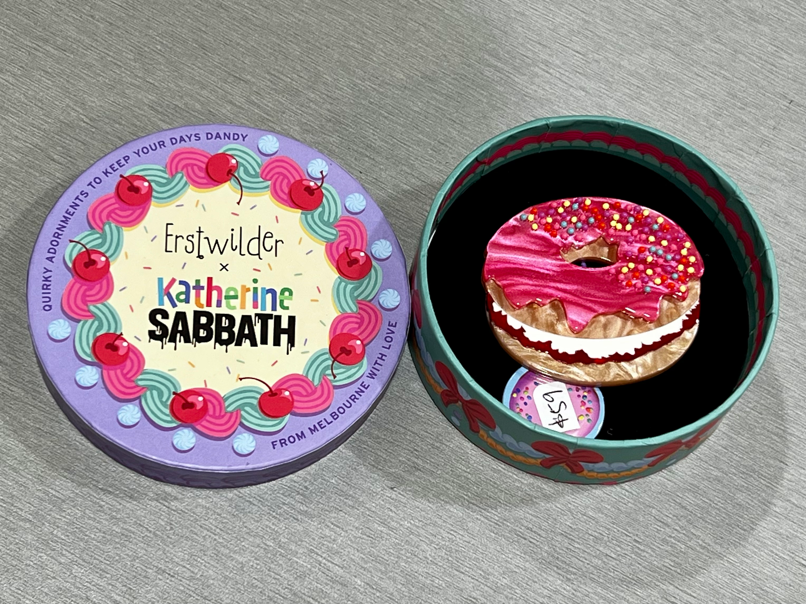 Donut Cake Brooch
