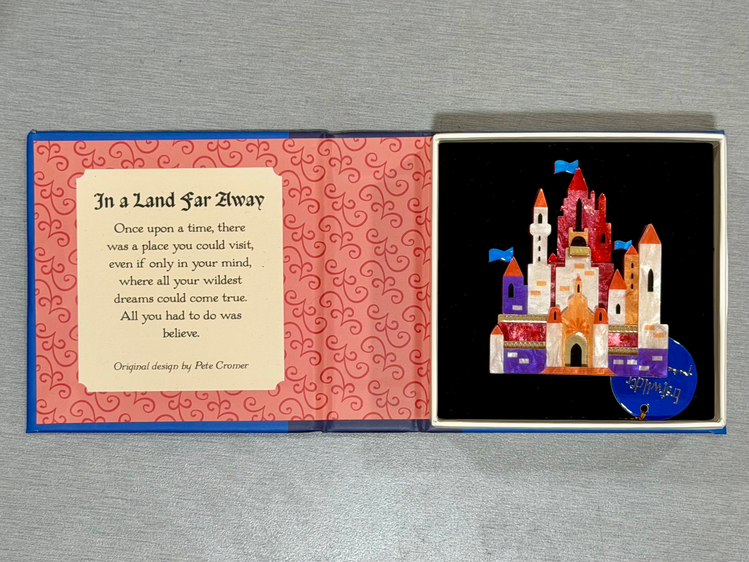 In a Land Far Away Brooch -Red