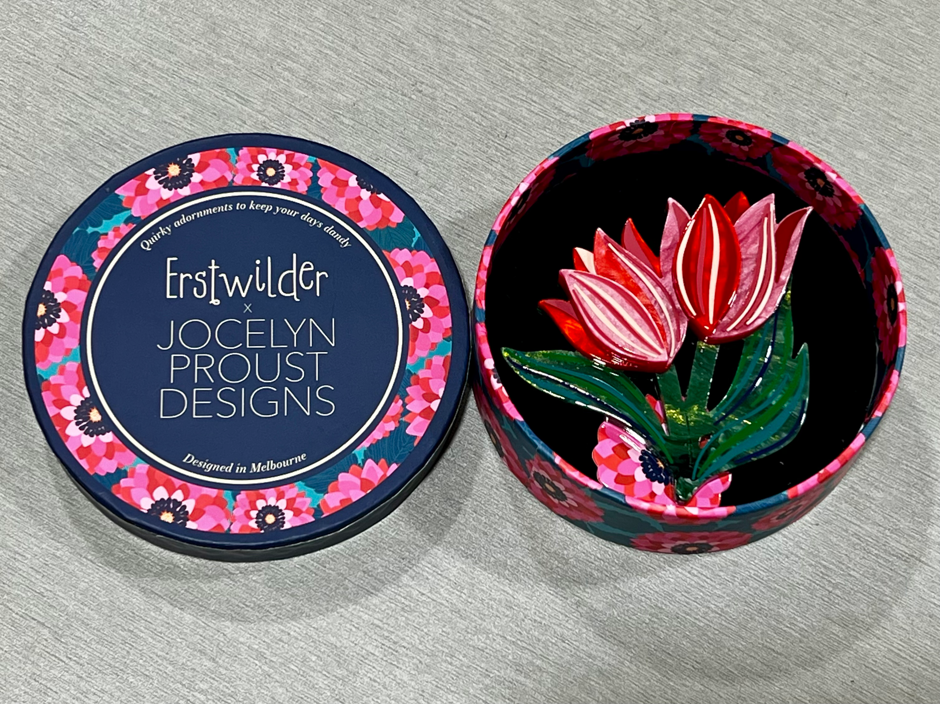 Timeless Tulips Brooch
