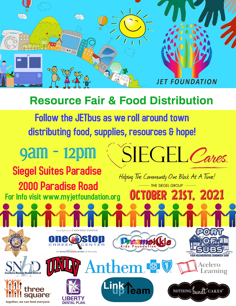 Siegel Suites Resource Fair & Food Distribution
