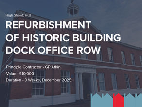 Refurbishment of Historic Building Dock Office Row