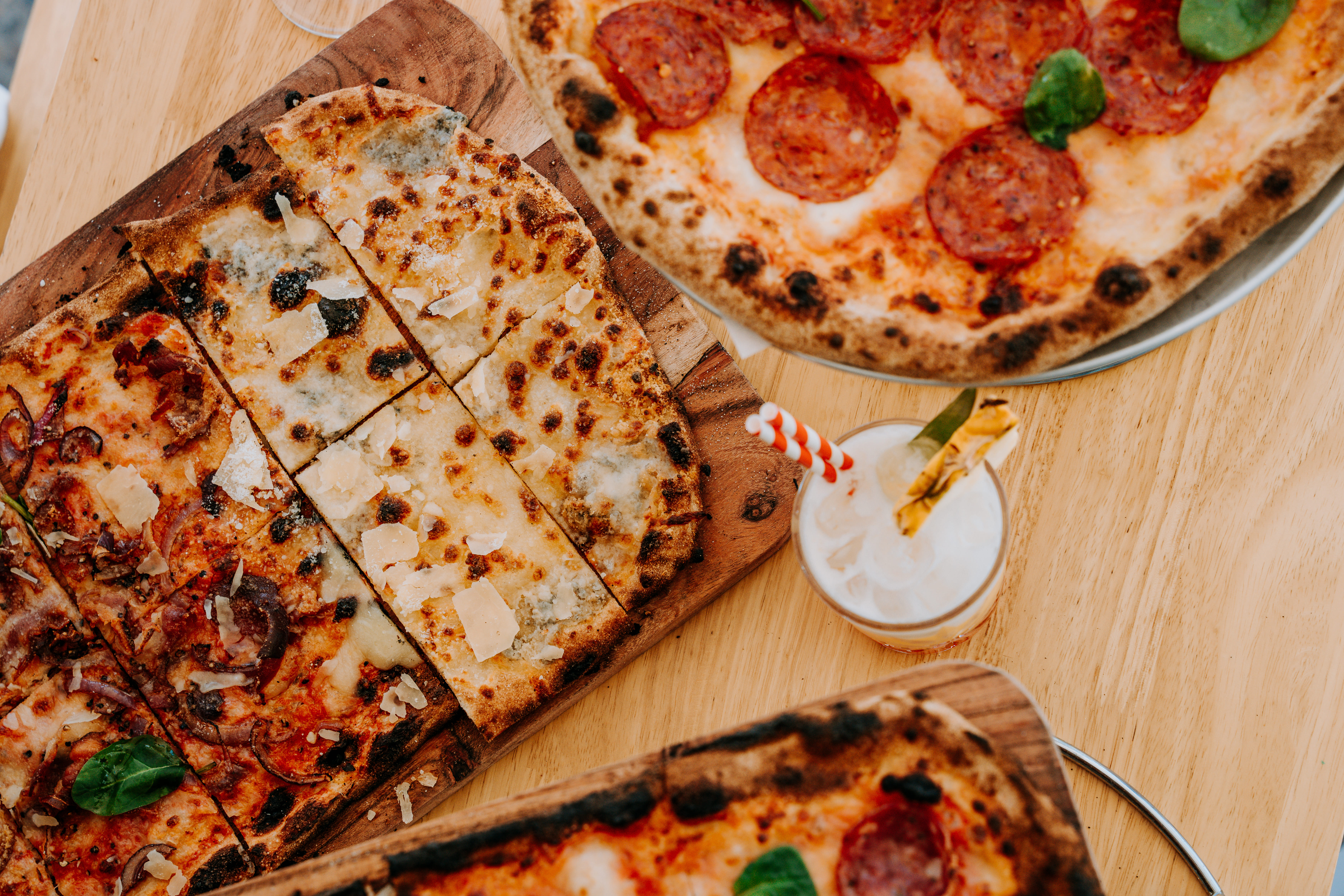 Arranged Food and Objects