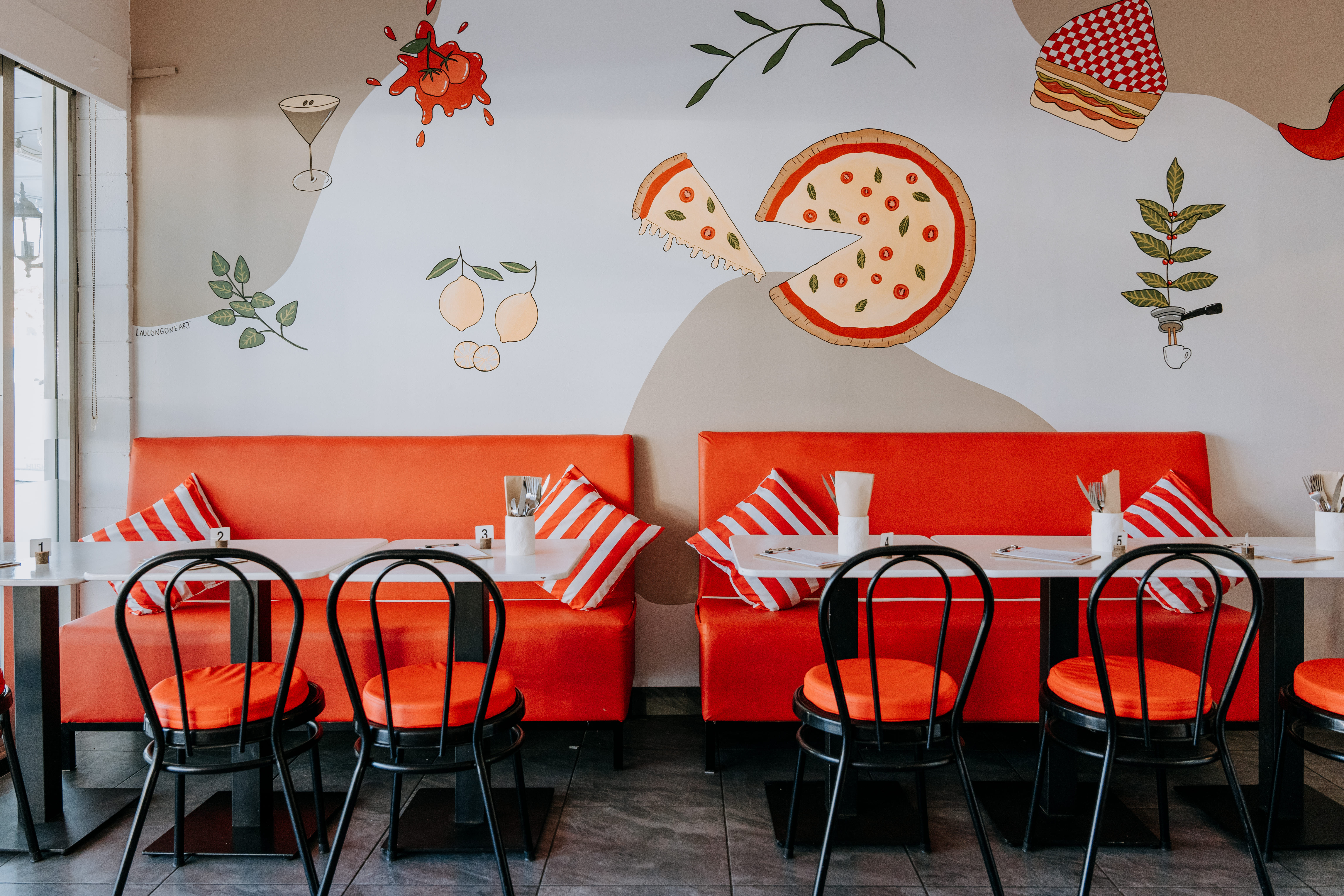 Arranged Food and Objects