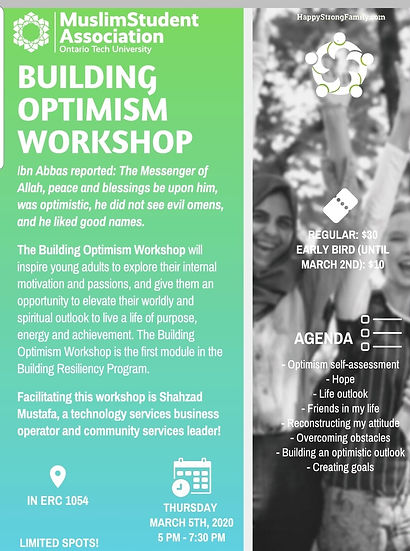 BUILDING OPTIMISM WORKSHOP
