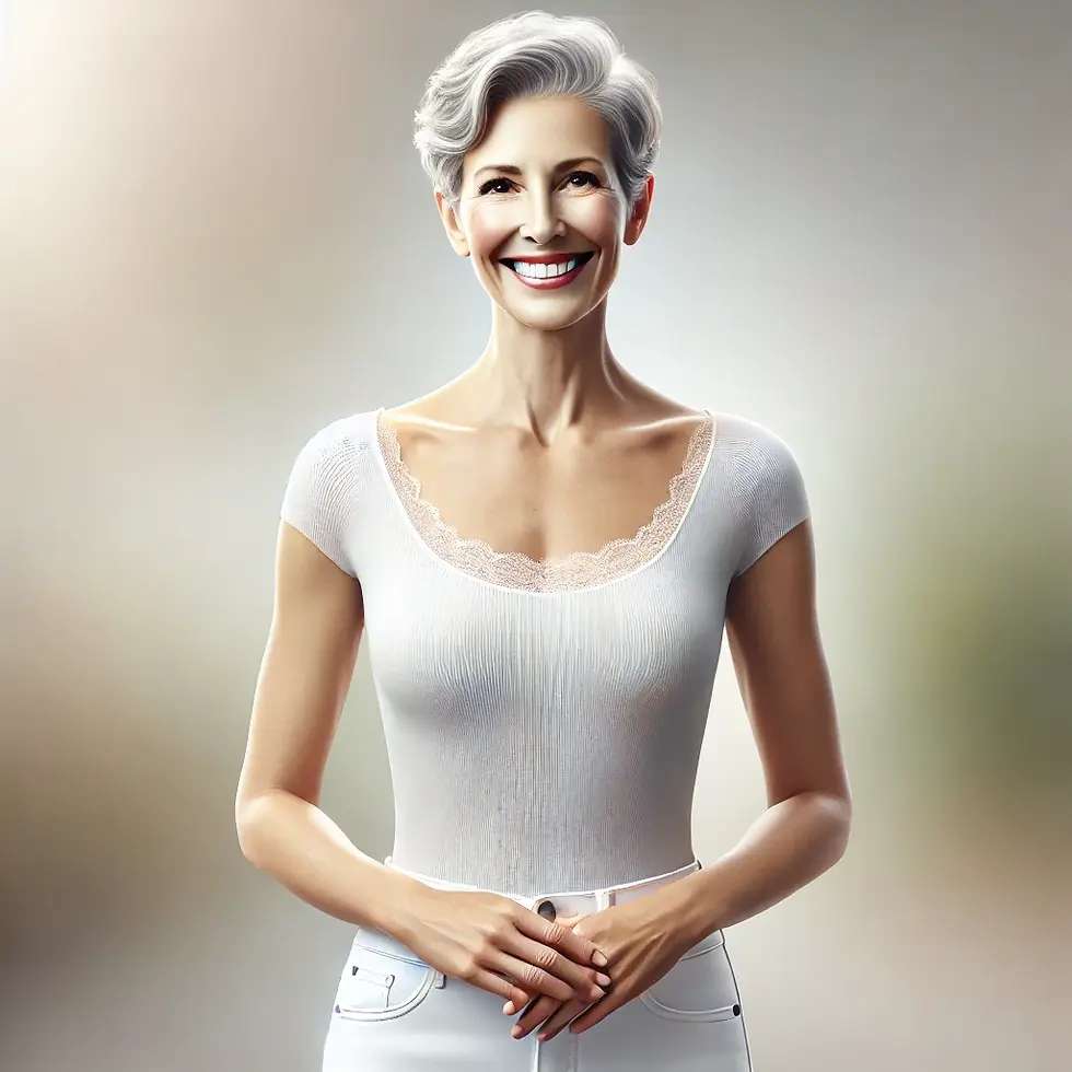 A happy and vibrant senior woman benefiting from chiropractic care. Holistic wellness and spinal adjustments in Overland Park support aging gracefully and pain-free movement.