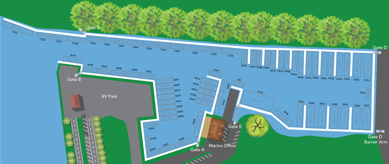 Marina Berth Rental Fairway Bay Marina