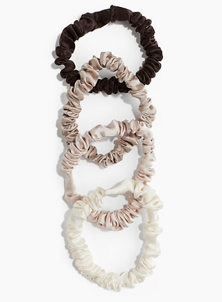 100% pure Silk scrunchies
