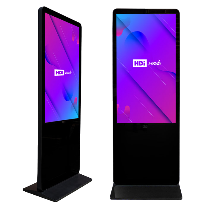Kiosk touch and non-touch