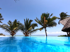 My stay at a resort with pool in Zanzibar, Tanzania