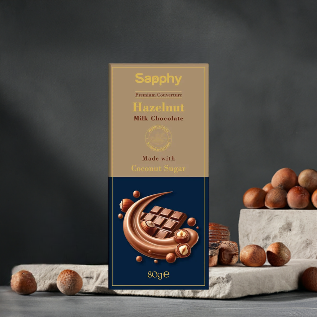 Sapphy Premium Hazelnut Milk Chocolate