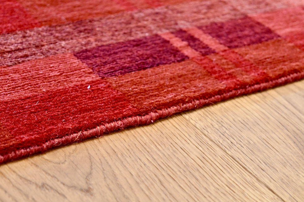Thumbnail: SHANGRILA HAND-KNOTTED WOOL SILK AREA RUG