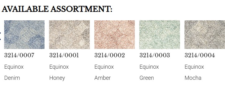 Assortment of colors in the Equinox carpet from Couristan, Inc.