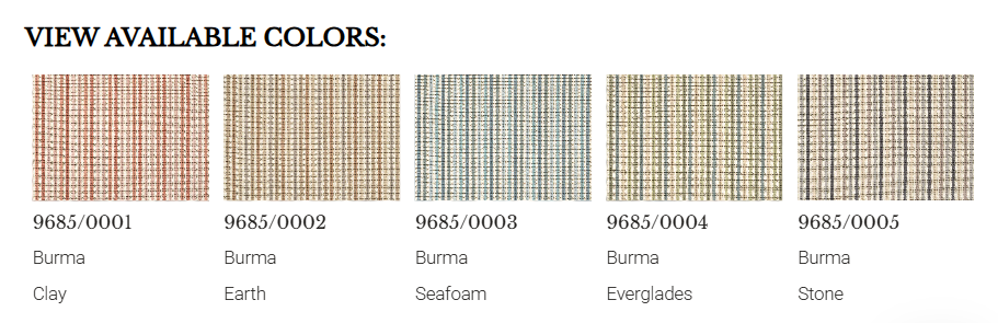 Colors available in Couristan carpet Burma.