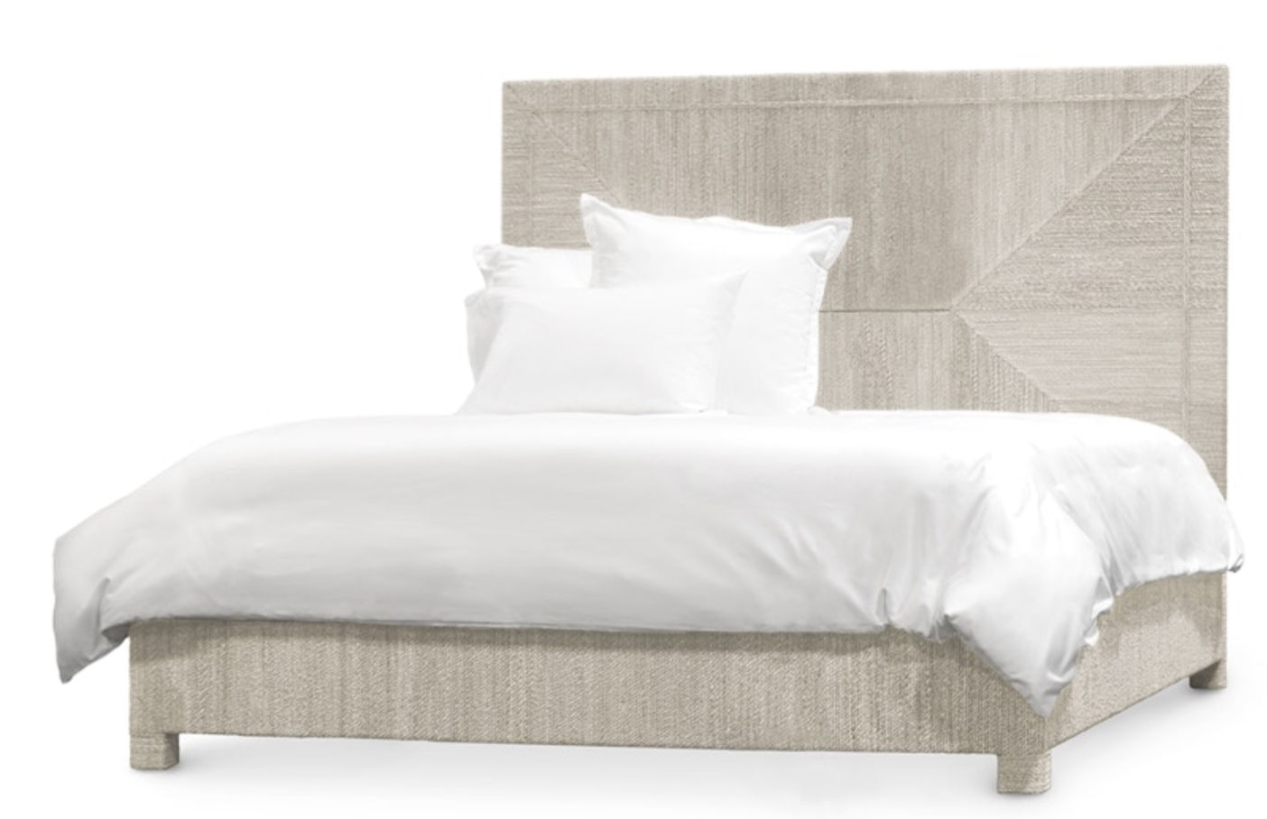Palecek Woodside Bed, White Sand