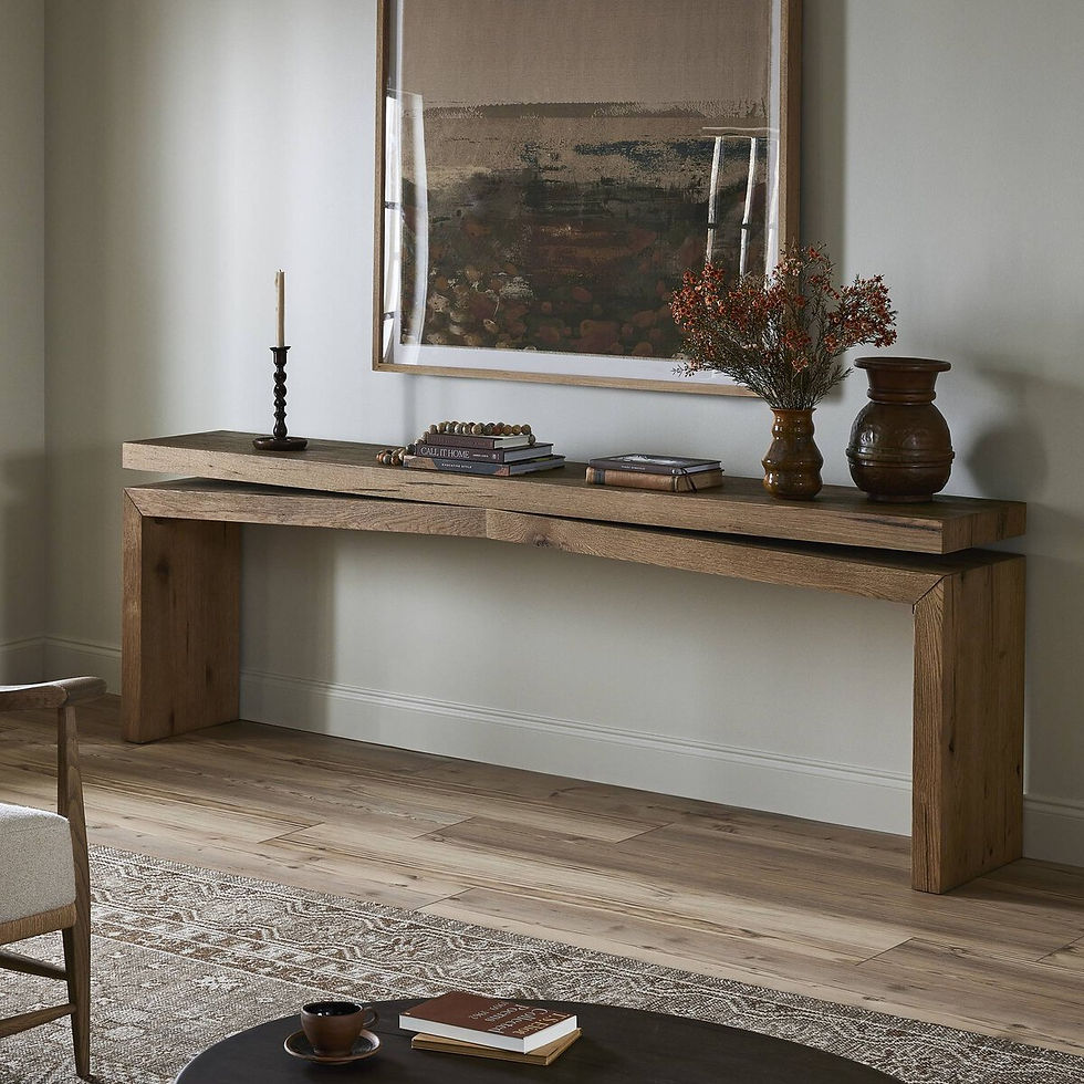 Thumbnail: Matthes Large Oak Console Table