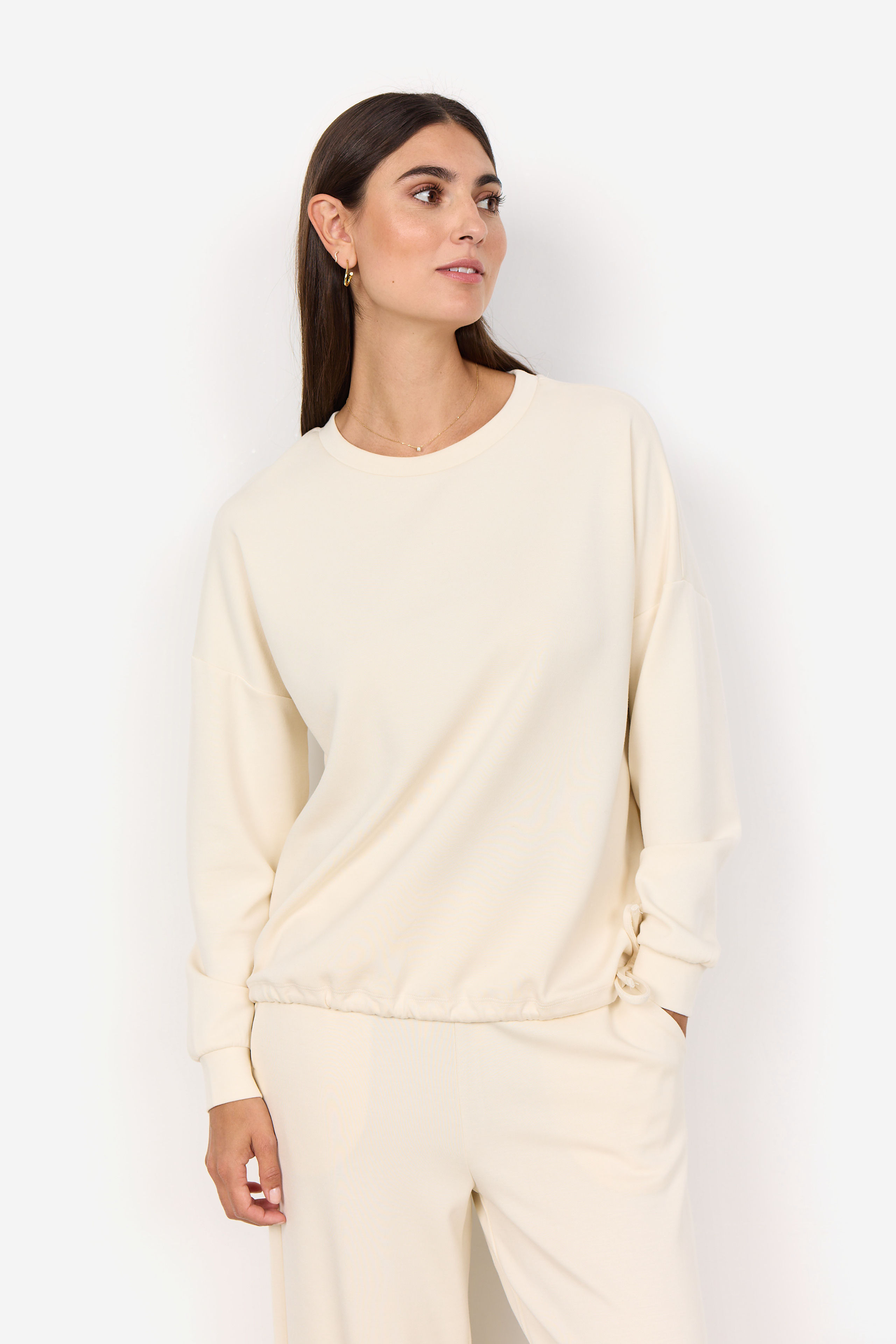 Soya Concept - BANU 212 - Super soft drawsting bottom sweater 
