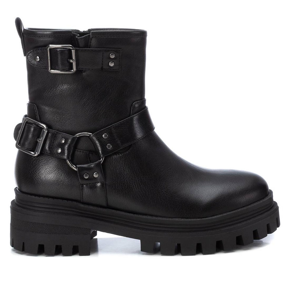 Thumbnail: XTI Footwear - 143006 - Biker buckle detail boots 