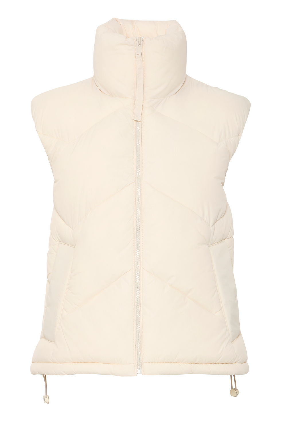 Thumbnail: B.Young - BOMINA - Short puffa gilet - Cream 