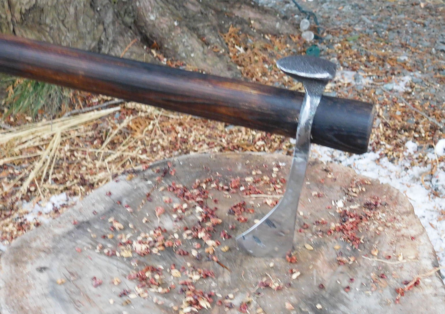 Railroad Spike Tomahawk